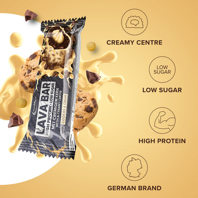 Lava Bar Protein Bar (40g) - Cookies and Cream