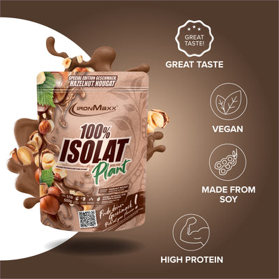 100% Isolat Plant (500g) - Hazelnut Nougat