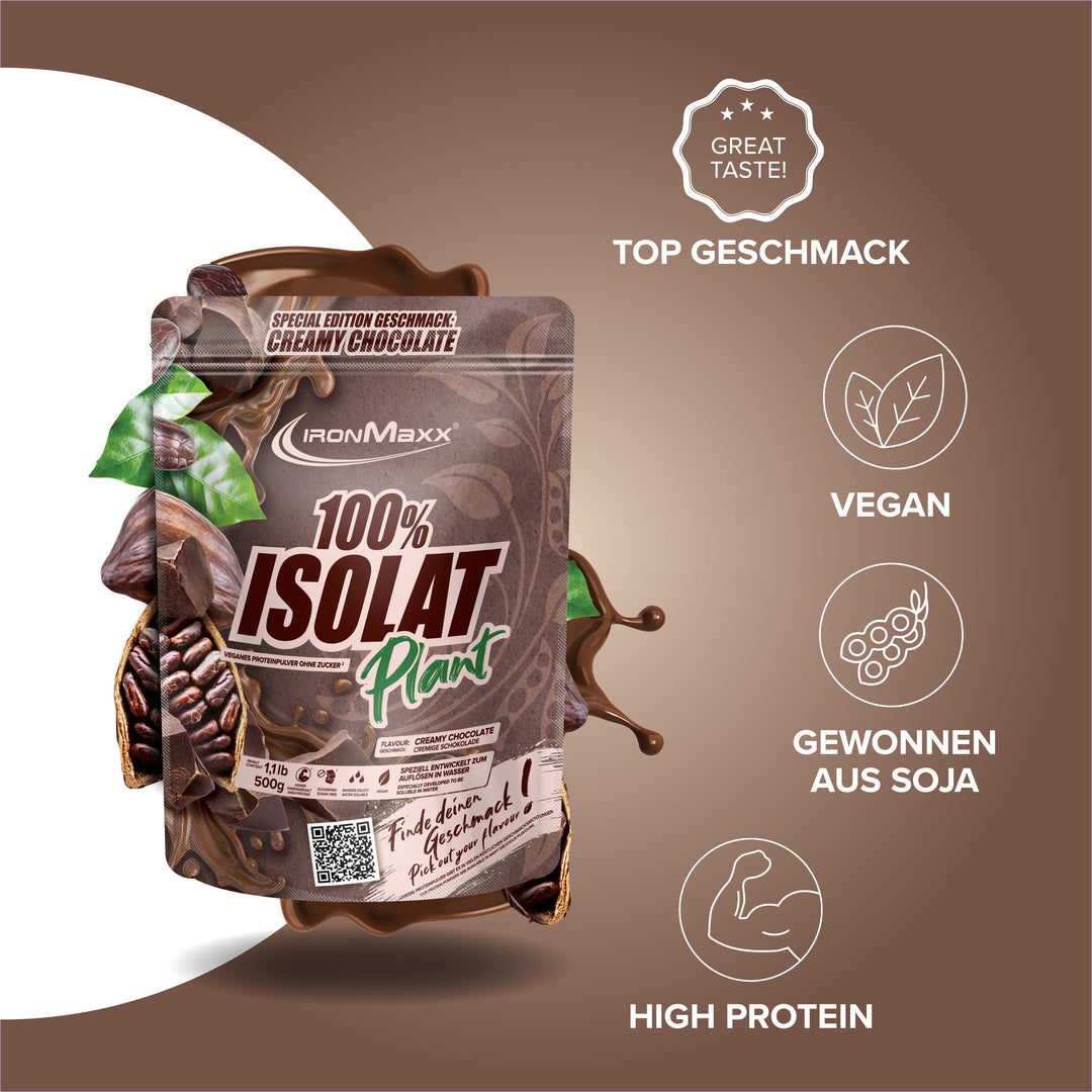 100% Isolat Plant (500g) - Creamy Chocolate