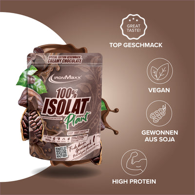 100% Isolat Plant (500g) - Creamy Chocolate