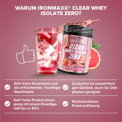 Clear Whey Isolate ZERO (400g) - Grapefruit