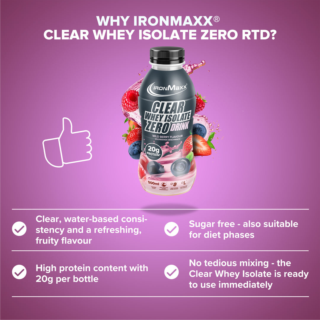 Clear Whey Isolate RTD (500ml) - Wildberries