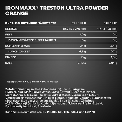 Teston Ultra Powder  (500g) - Orange