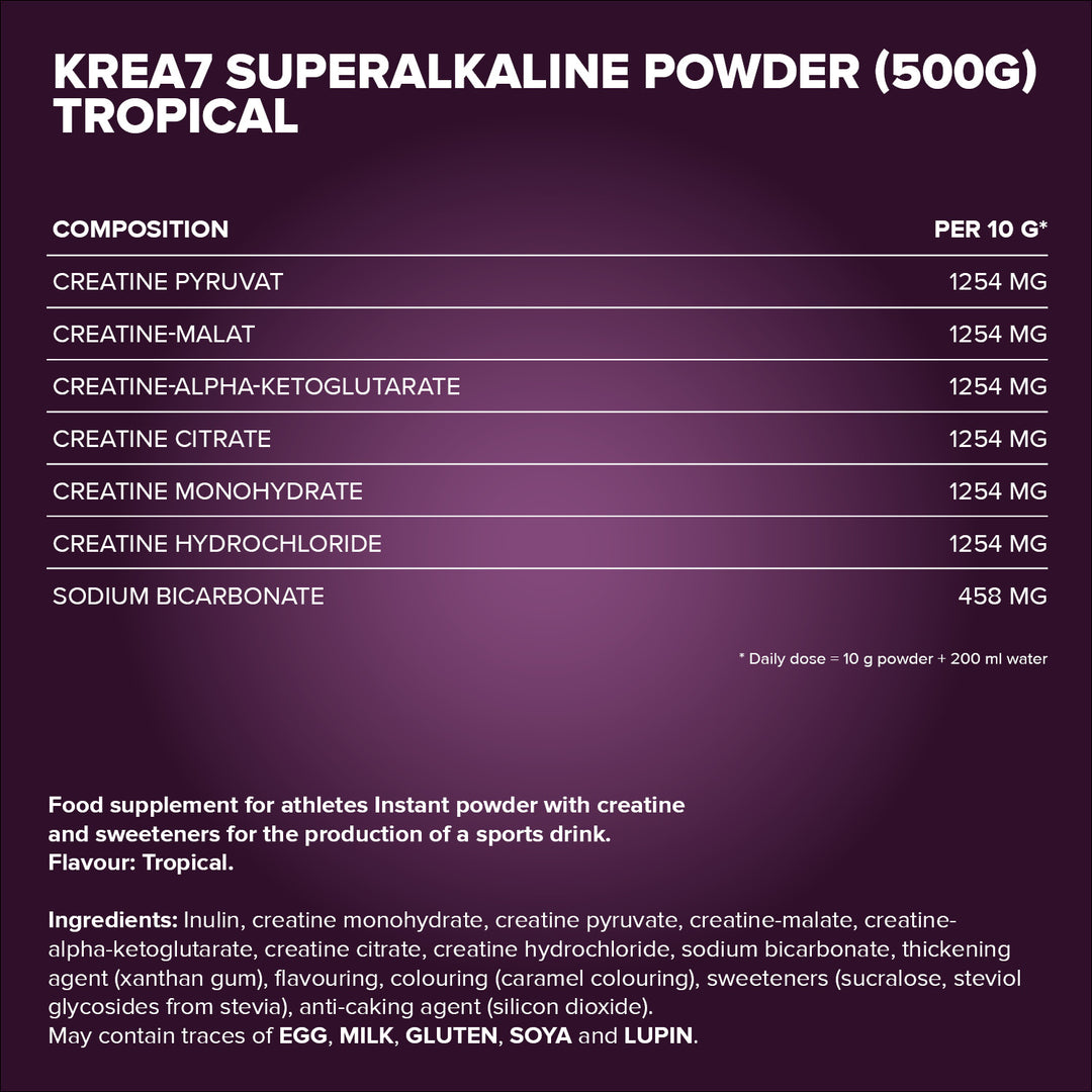 Krea7 Superalkaline Powder (500g) - Tropical