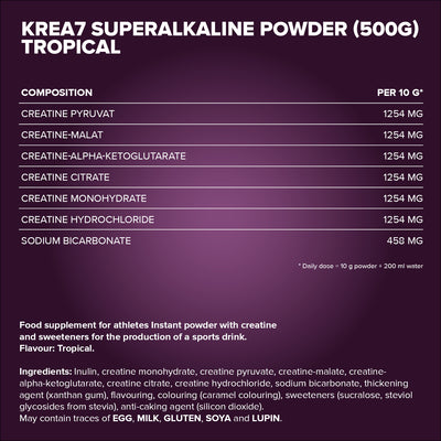 Krea7 Superalkaline Powder (500g) - Tropical