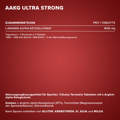AAKG Ultra Strong - 90 Tabletten à 1600 mg