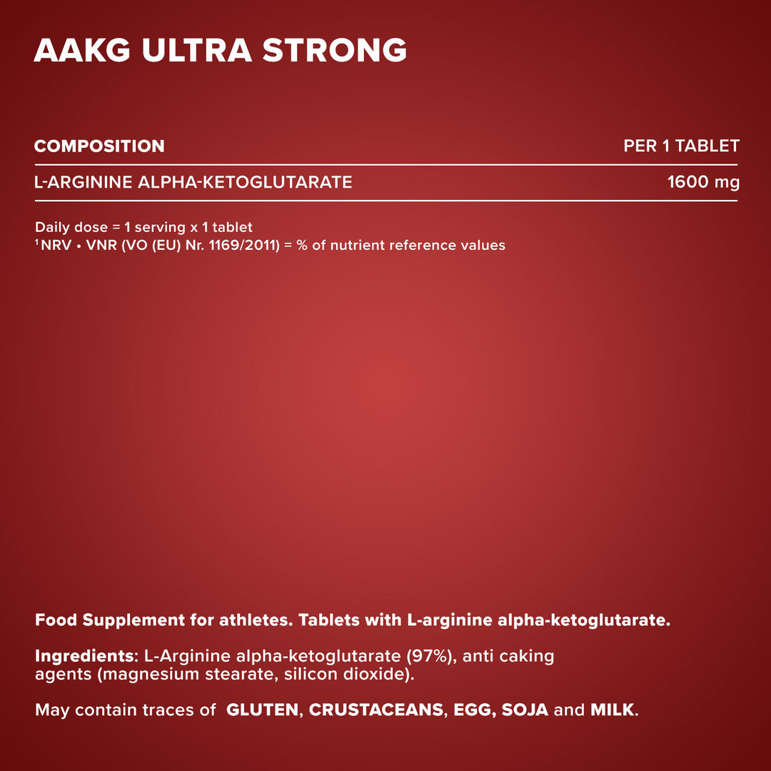 AAKG Ultra Strong - 90 tablets 1600 mg each