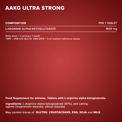 AAKG Ultra Strong - 90 tablets 1600 mg each