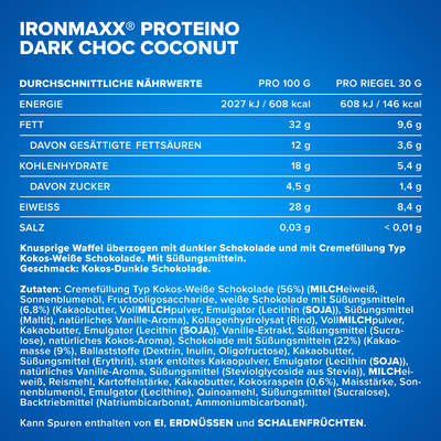 Proteino (12x30g) - Dark Choc Coconut
