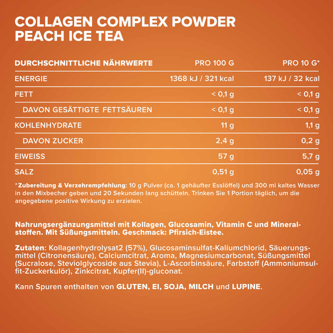 Collagen Complex Powder (300g) - Peach Ice Tea