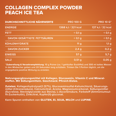 Collagen Complex Powder (300g) - Peach Ice Tea