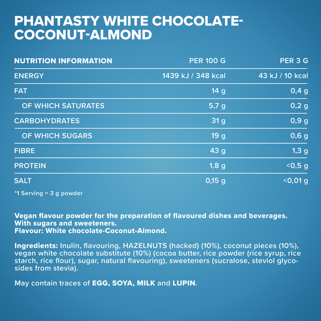 Phantasty (250g) - White Choc Coco Almond