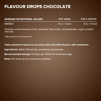 Flavour Drops (50ml) - Chocolate