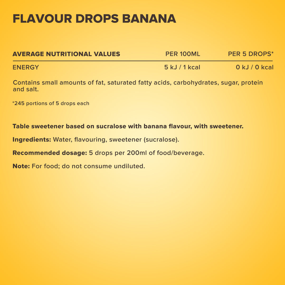 Flavour Drops (50ml) - Banana