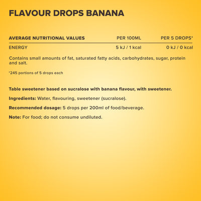 Flavour Drops (50ml) - Banana