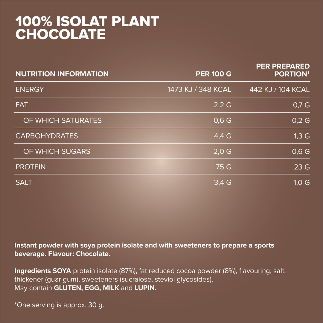 100% Isolat Plant (500g) - Creamy Chocolate