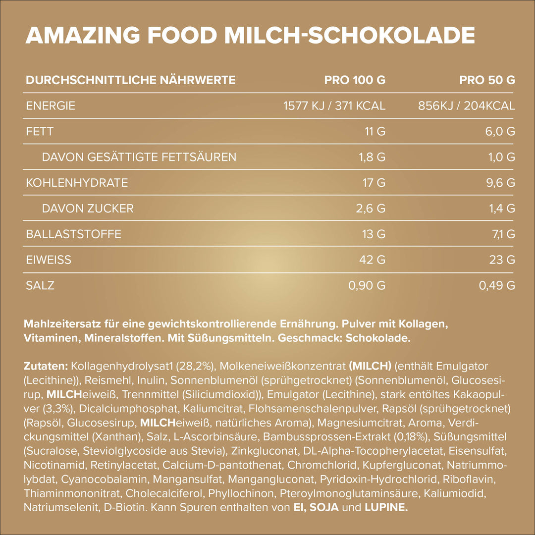 Amazing Food (330g) - Milk Chocolate