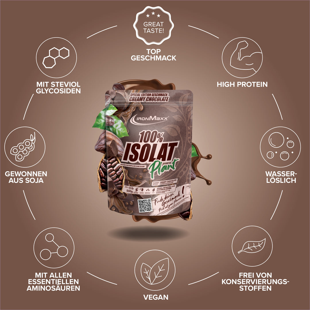 100% Isolat Plant (500g) - Creamy Chocolate