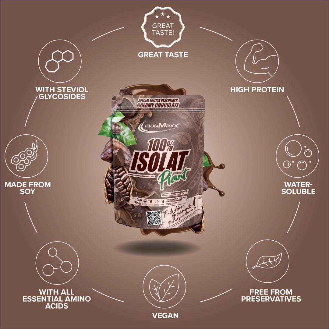 100% Isolat Plant (500g) - Creamy Chocolate