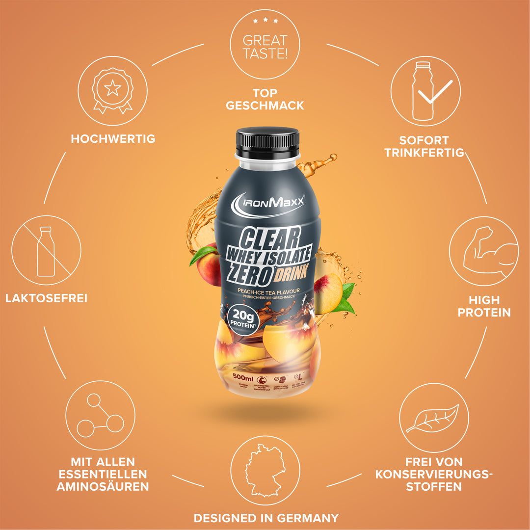 Clear Whey Isolate RTD (500ml) - Pfirsich Eistee