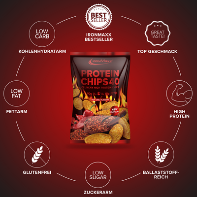 Protein Chips 40 (50g) - Hot Chili