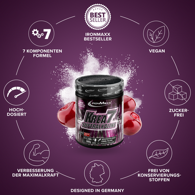 Krea7 Superalkaline Powder (500g) - Kirsche