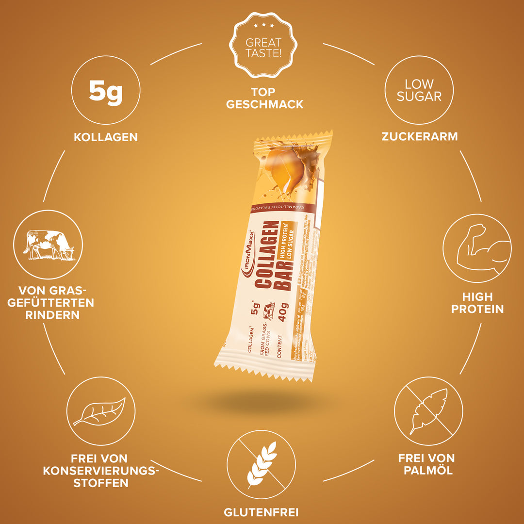Collagen Bar (40g) - Caramel