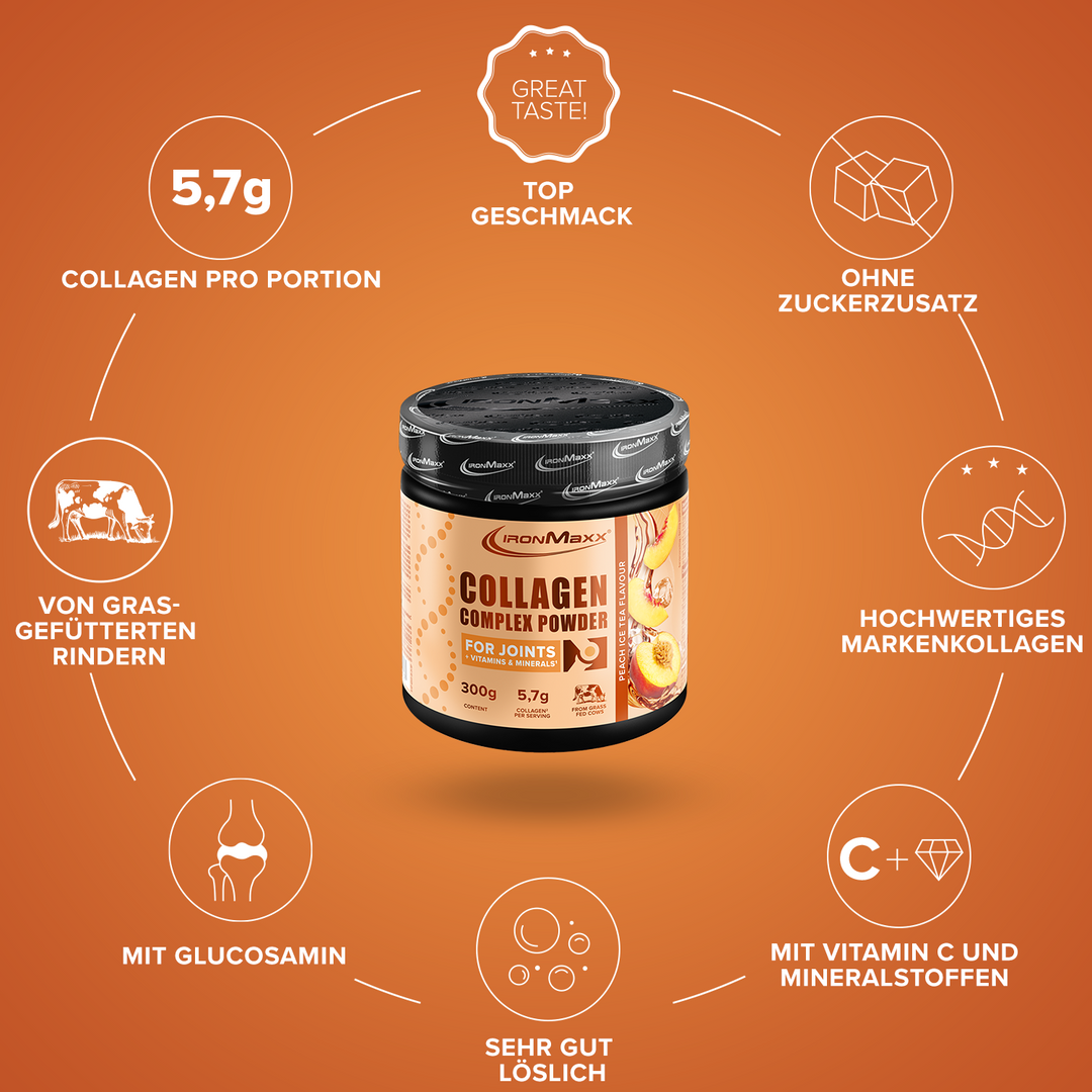 Collagen Complex Powder (300g) - Peach Ice Tea