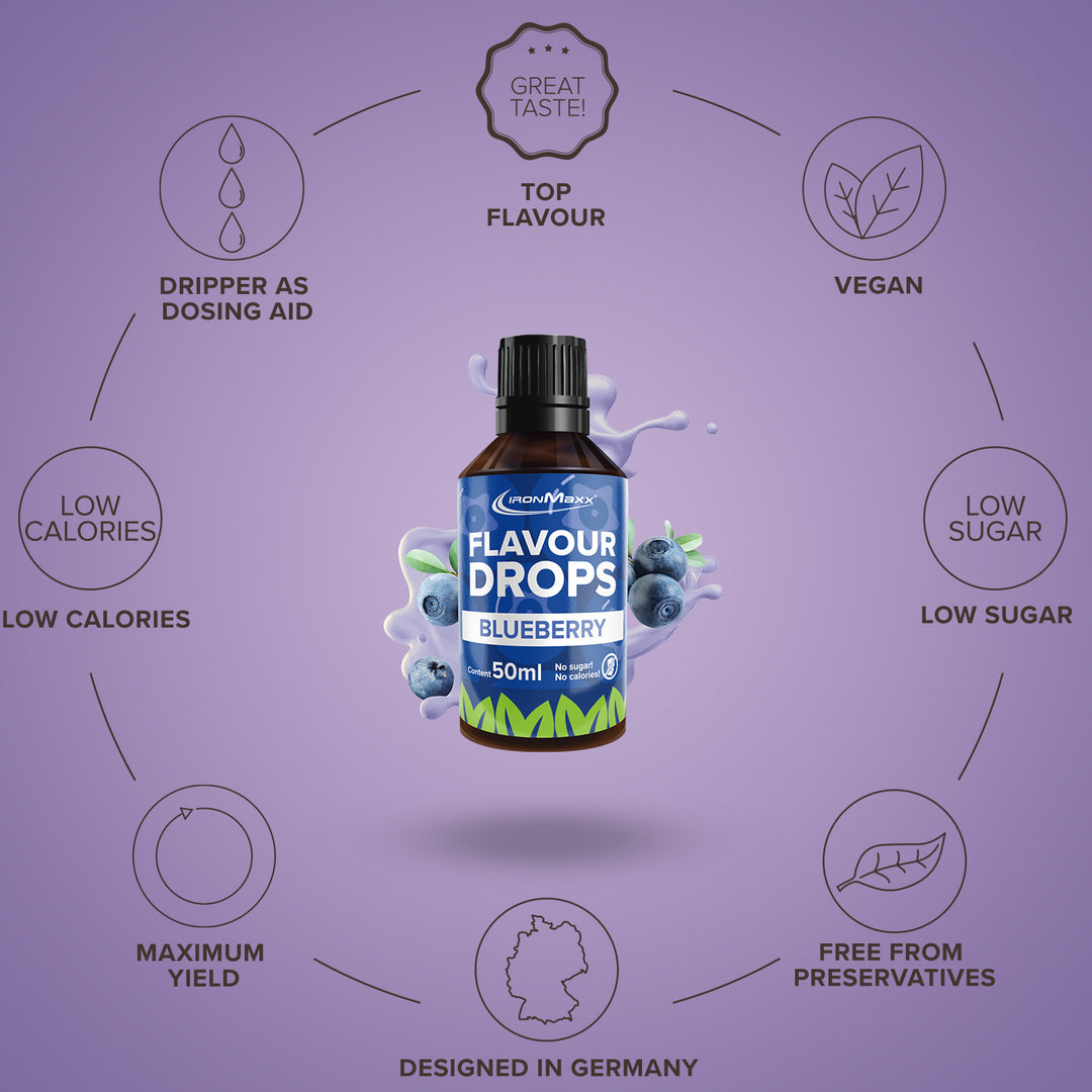 Flavour Drops (50ml) - Blueberry