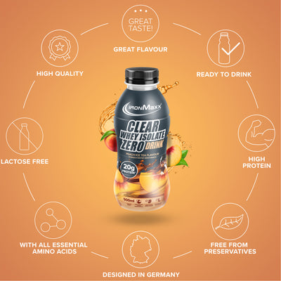 Clear Whey Isolate RTD (500ml) - Peach Ice Tea