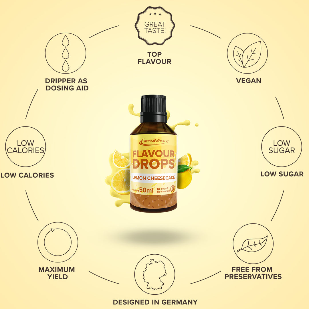 Flavour Drops (50ml) - Lemon-Cheesecake