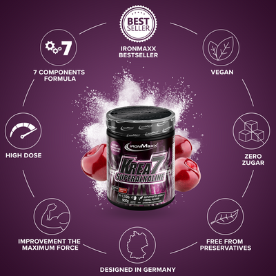 Krea7 Superalkaline Powder (500g) - cherry