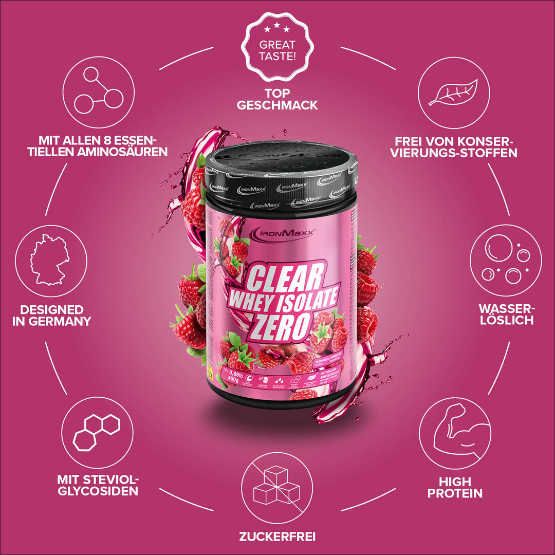 Clear Whey Isolate ZERO (400g) - Raspberry
