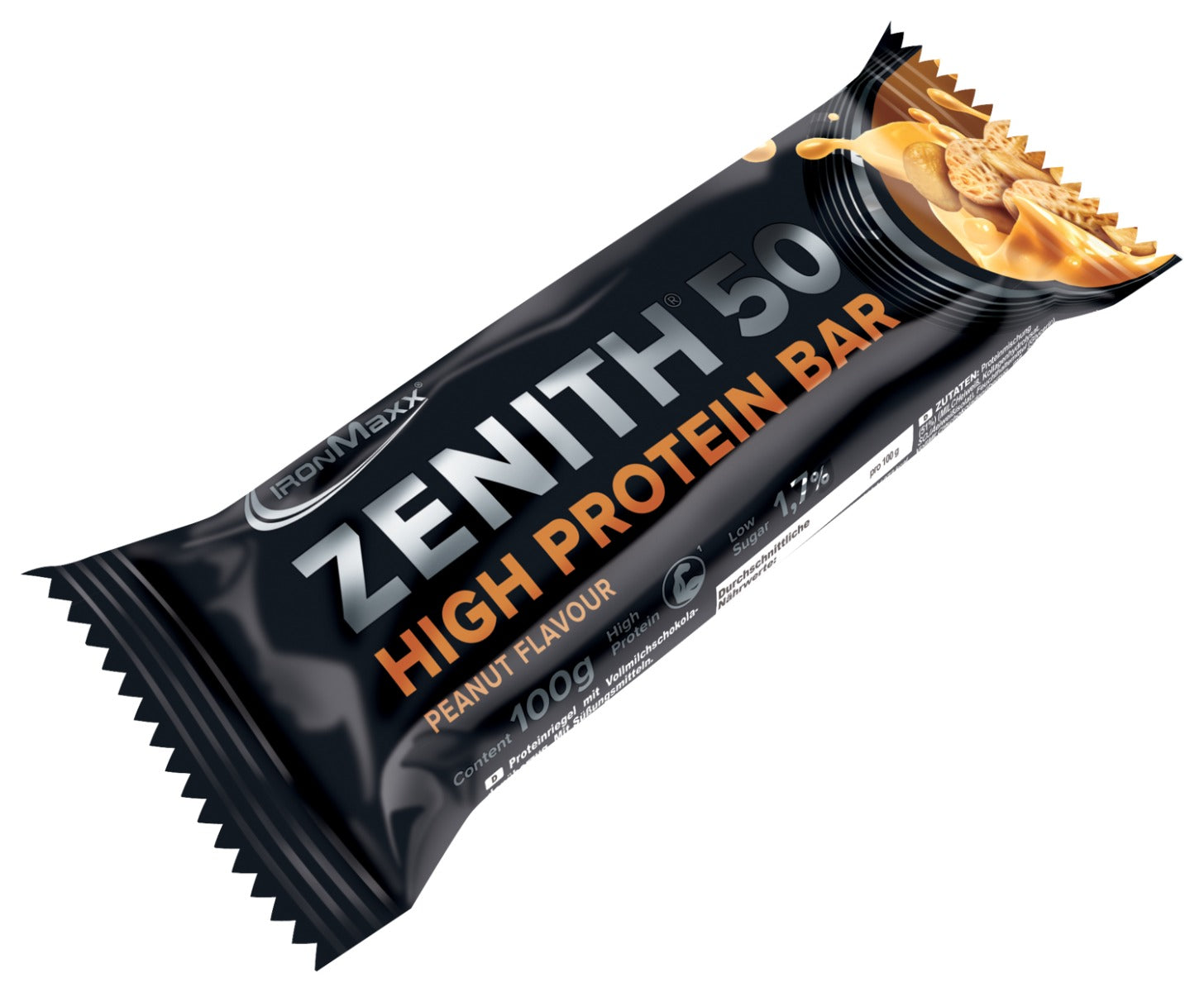 ZENITH® 50 Protein Riegel (12x100g) - Erdnuss