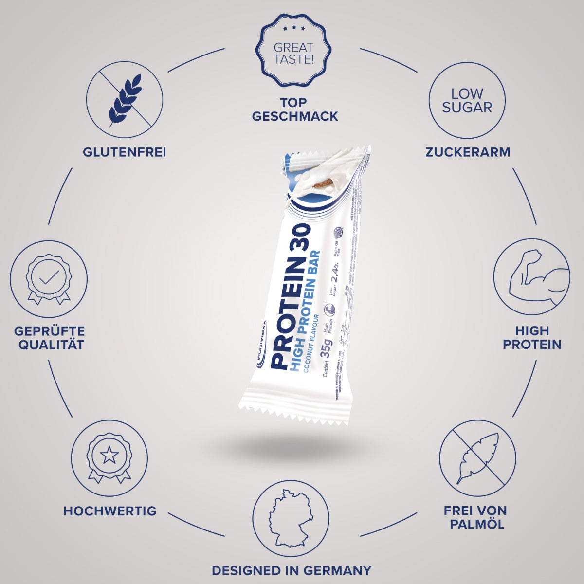 Protein 30 Protein Bar - Coconut (24x35g)