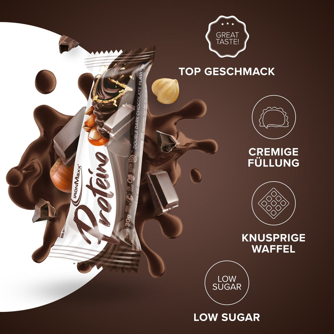 Proteino (12x30g) - Double Dark Chocolate