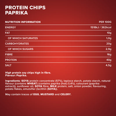 Protein Chips 40 (50g) - Paprika