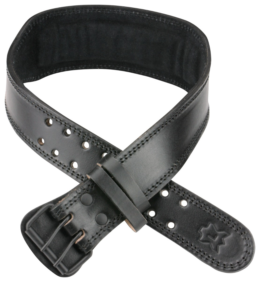 Premium Lifting Belt Black Leather XL