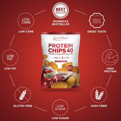 Protein Chips 40 (50g) - Paprika