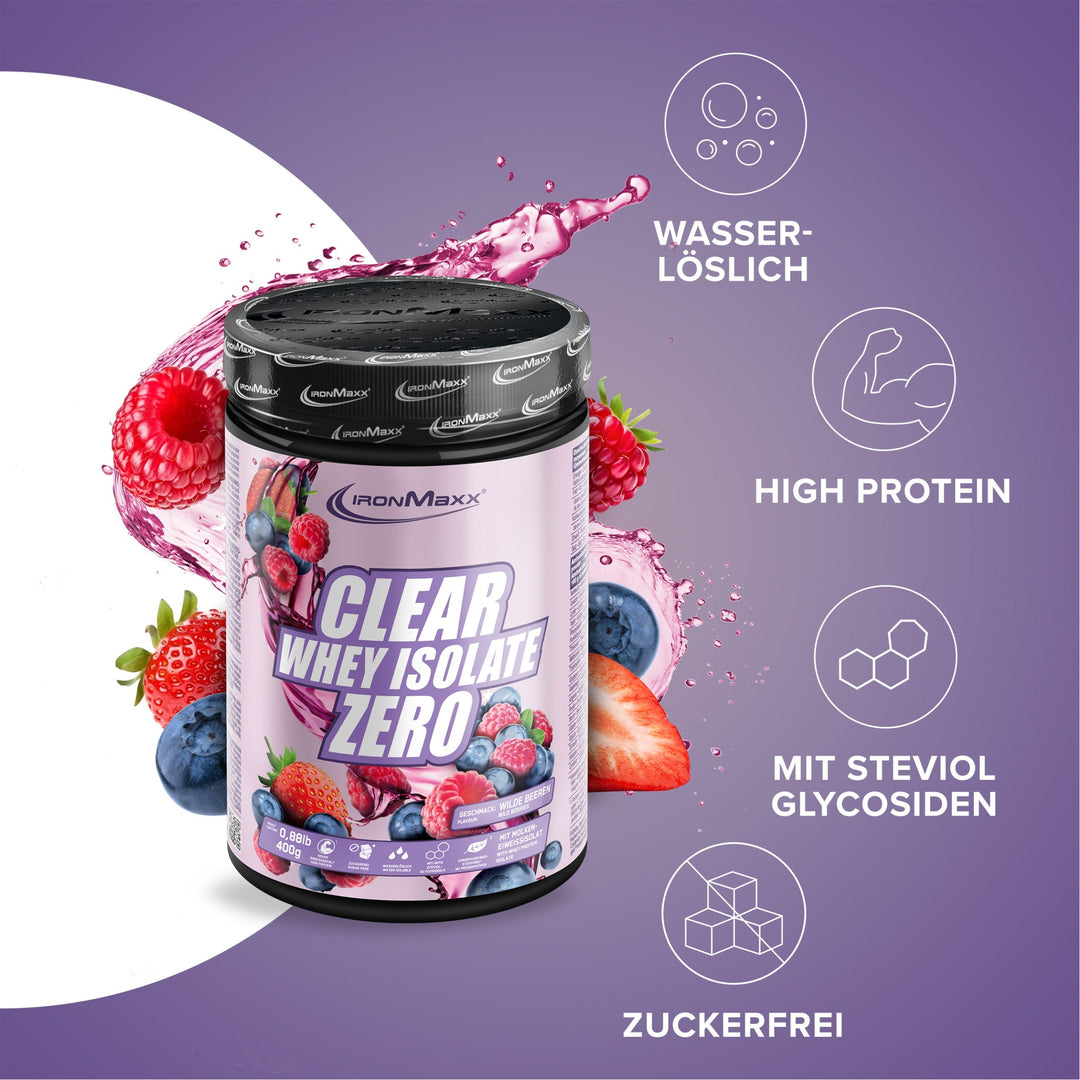 Clear Whey Isolate ZERO (400g) - Wild Berries