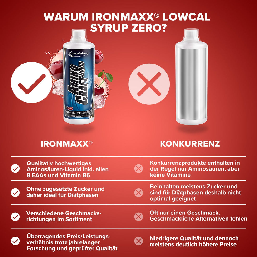 AminoCraft Liquid (1000ml) - Kirsche