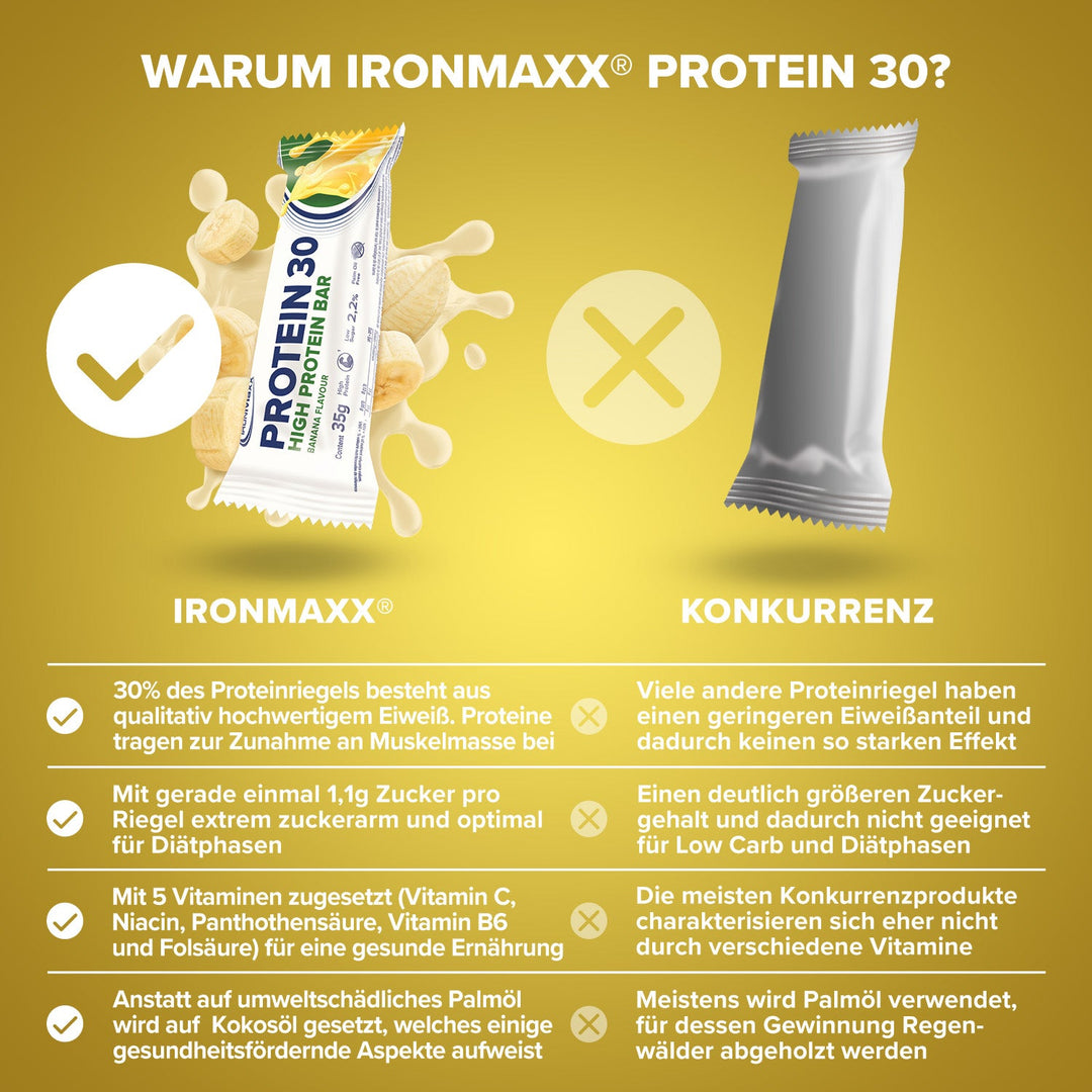 Protein 30 Protein Riegel (35g) - Banane