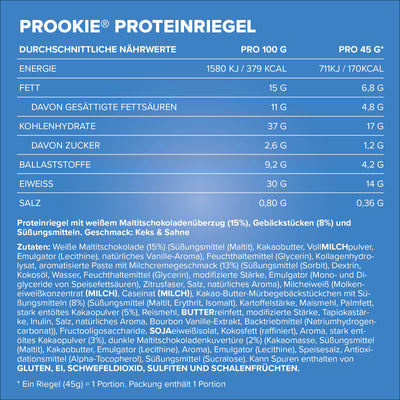Prookie (16x45g) - Cookies & Cream