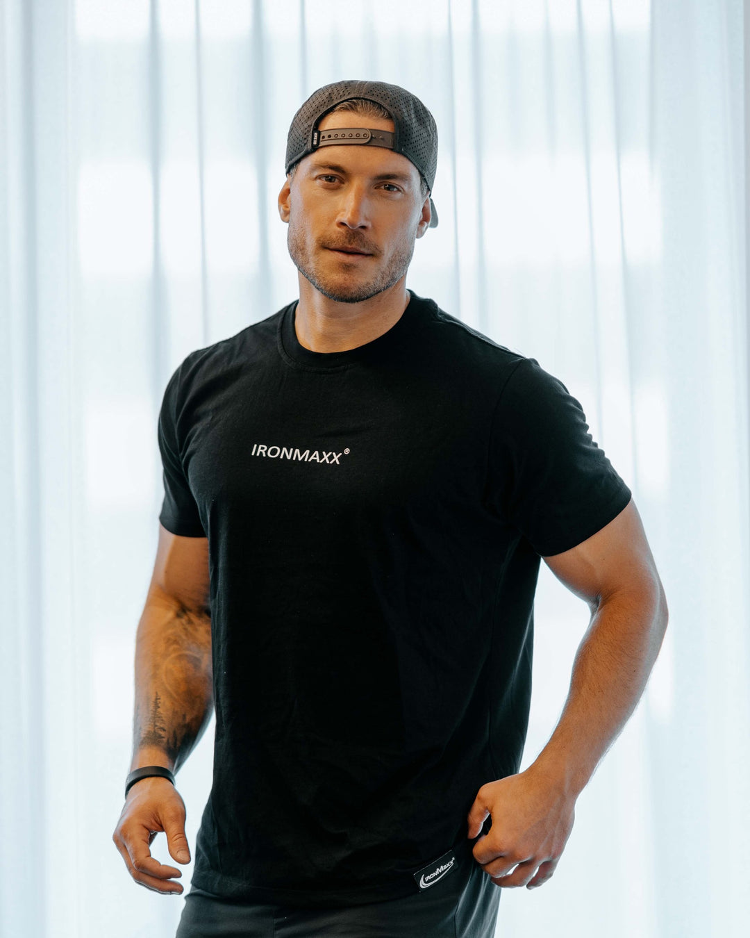 T-Shirt Schwarz - Herren L