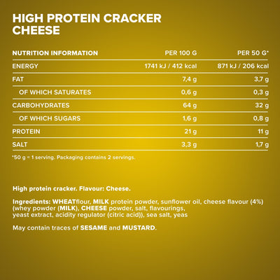 Protein Cracker (100g) - Cheese