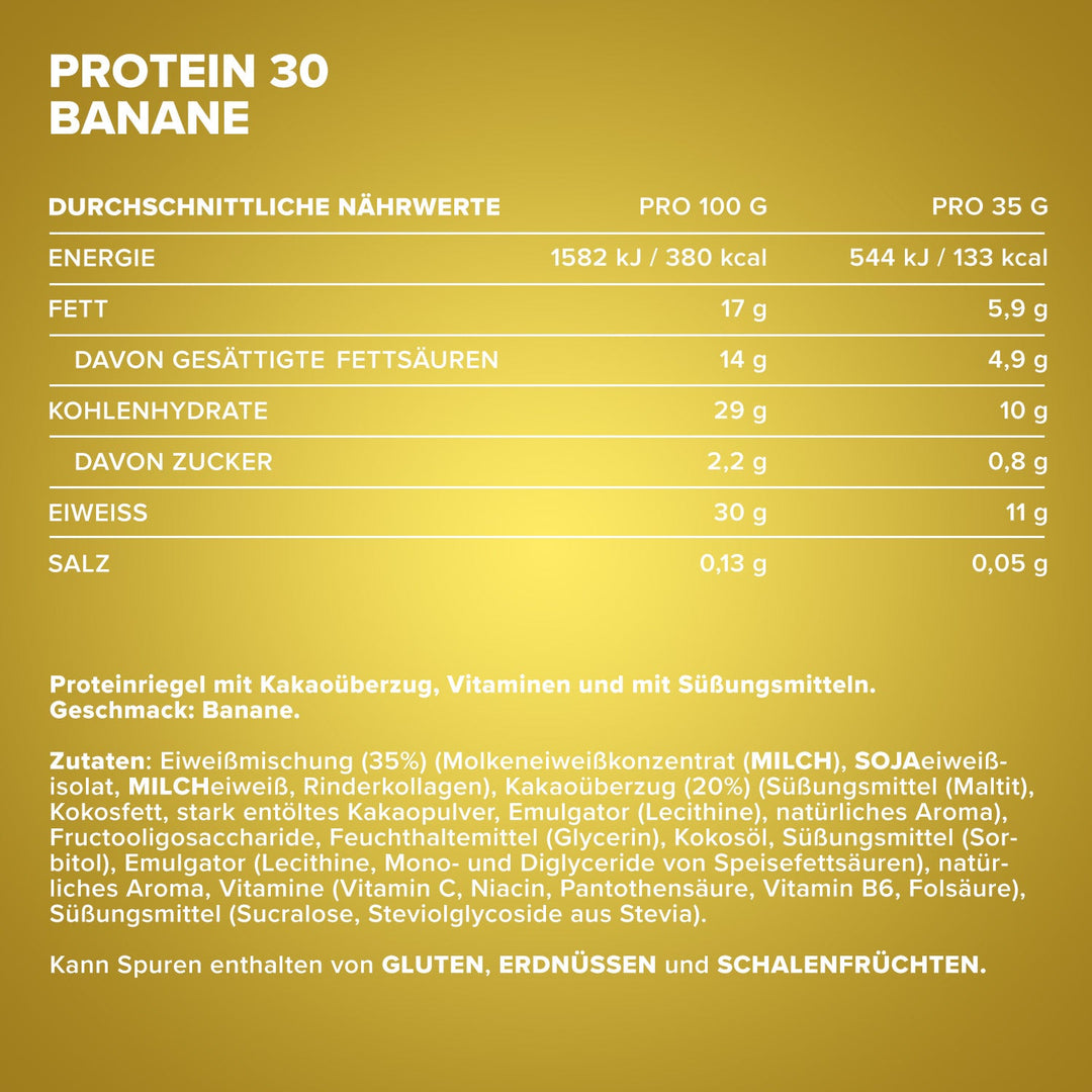 Protein 30 Protein Riegel (35g) - Banane