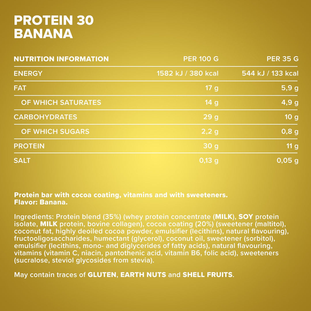 Protein 30 Protein Bar (35g) - Banana