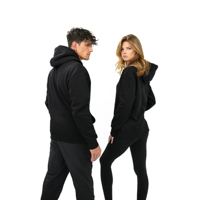 Hoodie Schwarz Unisex - L