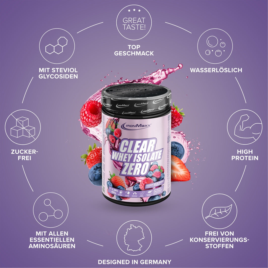 Clear Whey Isolate ZERO (400g) - Wild Berries