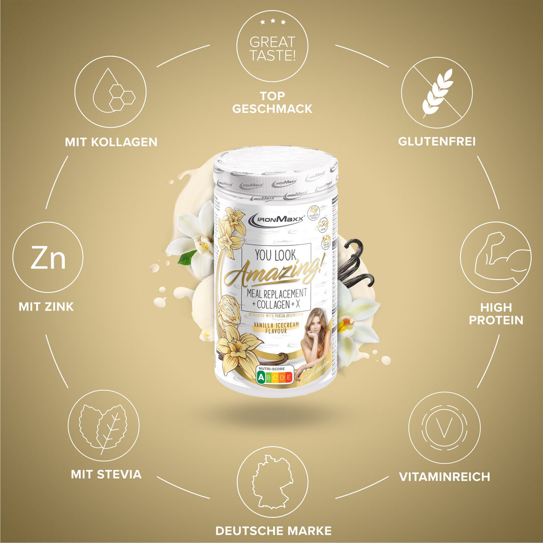 Amazing Food Mahlzeitenersatz (550G) - Vanilla Ice Cream